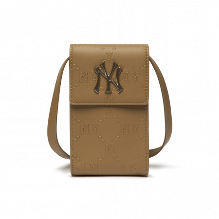 Túi MLB Monogram Diamond Embo Cell Phone Cross Bag New York Yankees 3ACRH041N-50BGD