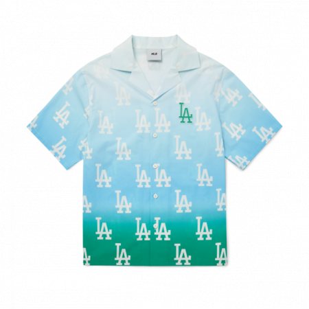 Áo Sơ mi MLB Gradient Monogram Short Sleeve Shirt LA Dodgers 3AWSM6123-07GNL