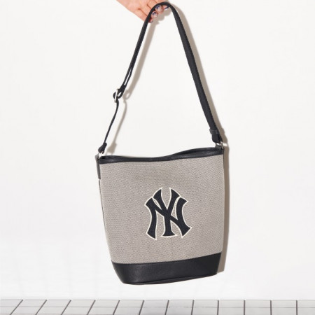 Túi MLB Basic Big Logo Canvas Bucket Bag New York Yankees 3ABMS072N-50BKS