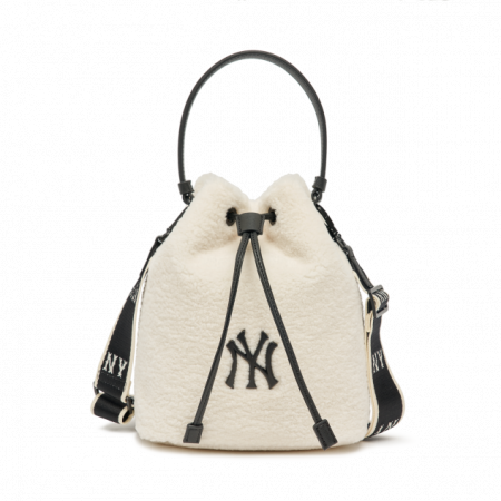 Túi MLB Basic Small Logo Fleece Bucket Bag New York Yankees 3ABMS0626-50CRS